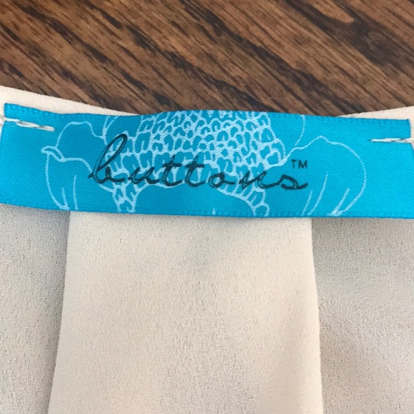 Francesca‘s off-white/cream long sleeve blouse -S - Picture 5 of 9